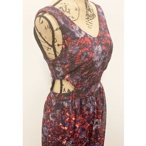 🌺Floral Print Side Cutout Maxi Dress🌺